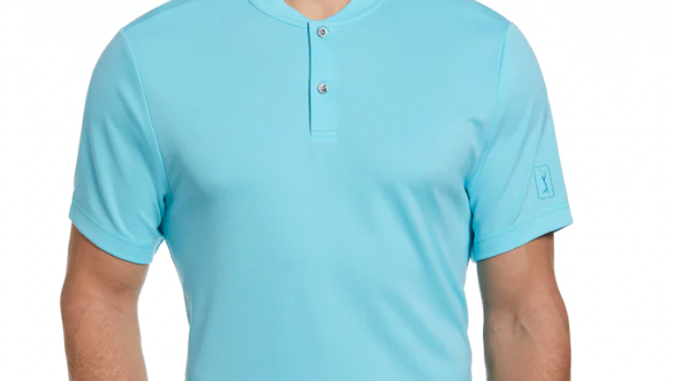 Men's pique polo